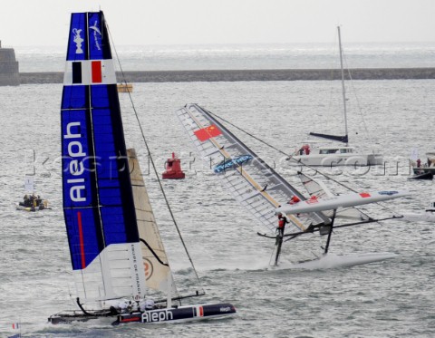 Sailing Americas Cup World Series from Plymouth in the United Kingdom