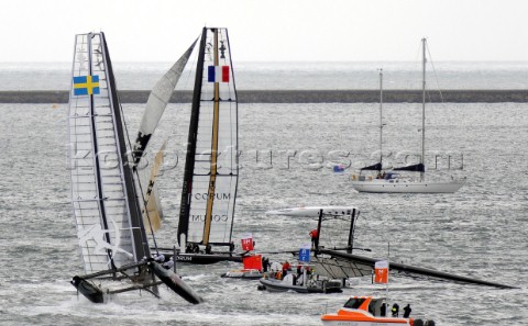 Sailing Americas Cup World Series from Plymouth in the United Kingdom