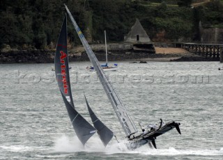 Sailing Americas Cup World Series from Plymouth in the United Kingdom.