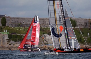 Sailing Americas Cup World Series from Plymouth in the United Kingdom.