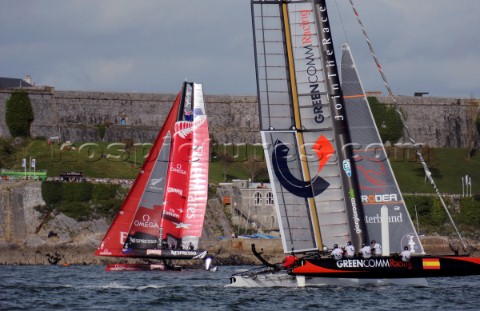 Sailing Americas Cup World Series from Plymouth in the United Kingdom