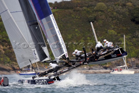 Sailing Americas Cup World Series from Plymouth in the United Kingdom