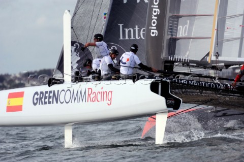 Sailing Americas Cup World Series from Plymouth in the United Kingdom