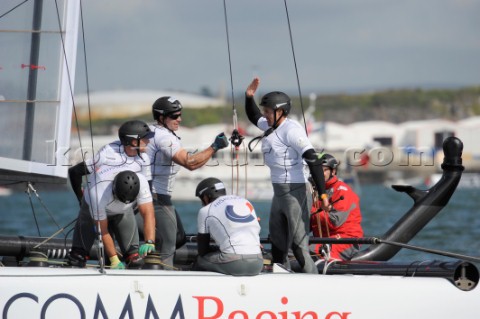 Sailing Americas Cup World Series from Plymouth in the United Kingdom