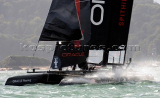 Sailing Americas Cup World Series from Plymouth in the United Kingdom.