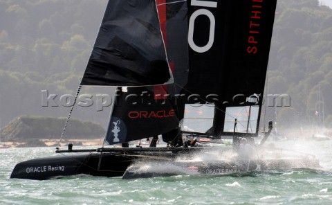 Sailing Americas Cup World Series from Plymouth in the United Kingdom