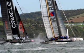 Sailing Americas Cup World Series from Plymouth in the United Kingdom.