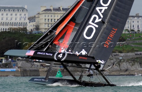 Sailing Americas Cup World Series from Plymouth in the United Kingdom