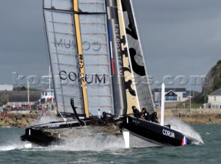 Sailing Americas Cup World Series from Plymouth in the United Kingdom.