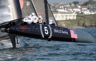 Sailing Americas Cup World Series from Plymouth in the United Kingdom.