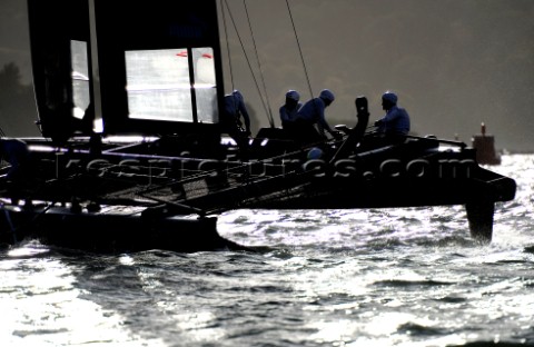 Sailing Americas Cup World Series from Plymouth in the United Kingdom