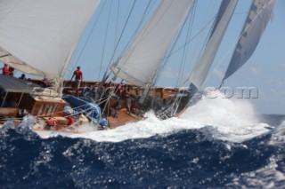 Superyacht Challenge, Antigua 2012. Adela