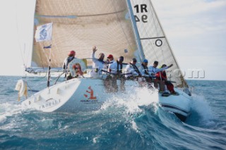 Profile Logic racing at the 2015 RORC Caribbean 600, regatta