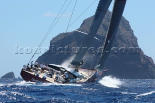 Nomad IV racing at the 2015 RORC Caribbean 600, regatta