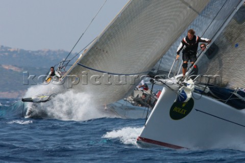 Maxi Yacht Rolex Cup Porto Cervo Sardinia 2010 HIGHLAND FLING SINGULARITY