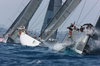 Maxi Yacht Rolex Cup, Porto Cervo, Sardinia 2010. RAN-GBR; SHOCKWAVE