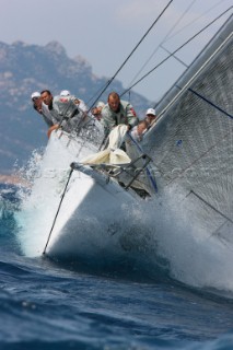 Maxi Yacht Rolex Cup, Porto Cervo, Sardinia 2010. SHOCKWAVE