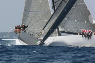 Maxi Yacht Rolex Cup, Porto Cervo, Sardinia 2010. RAN-GBR; SHOCKWAVE