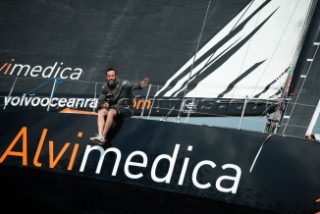 The start of the Volvo Ocean Race: Newport - Lisbon leg.