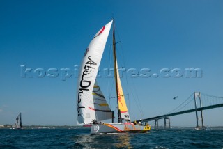 The start of the Volvo Ocean Race: Newport - Lisbon leg.