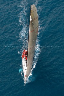 Wild Oats XI sailing during the Hamilton Race Week 2008