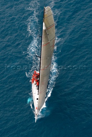 Wild Oats XI sailing during the Hamilton Race Week 2008