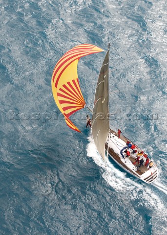 Sailing yacht during the Hamilton Race Week 2008