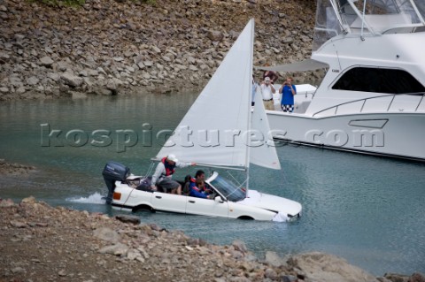 Sailing car