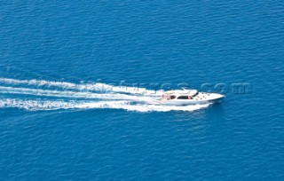 Motor boat near Palm Beach, USA