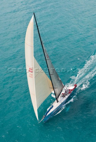 Wild Oats XI sailing during the Hamilton Race Week 2008