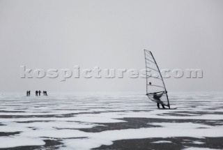 Ice surfing