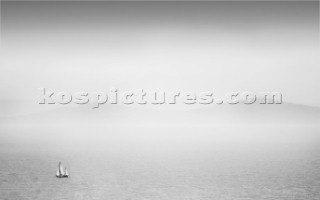 Sailing boat on lake balaton