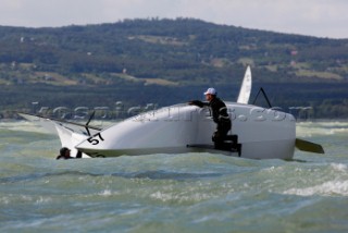 Flying Dutchman World Championship 2013, BalatonfÃ¶ldvÃ¡r, Hungary, 24 may - 1 june 2013.HUN70, 2nd place, Helm: Szabolcs MajthÃ©nyi, Crew: AndrÃ¡s Domonkos