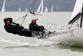 Flying Dutchman World Championship 2013, BalatonfÃ¶ldvÃ¡r, Hungary, 24 may - 1 june 2013.HUN70, 2nd place, Helm: Szabolcs MajthÃ©nyi, Crew: AndrÃ¡s Domonkos