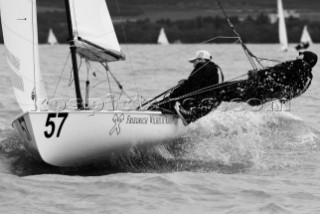 Flying Dutchman World Championship 2013, BalatonfÃ¶ldvÃ¡r, Hungary, 24 may - 1 june 2013.HUN70, 2nd place, Helm: Szabolcs MajthÃ©nyi, Crew: AndrÃ¡s Domonkos