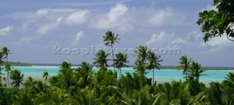 Lagoon on Aitutaki Island Cook Islands South Pacific