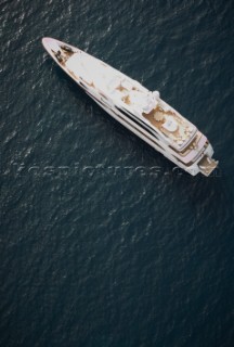 Lady Lara seen off the south coast near Cannes, France.