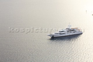 Lady Lara seen off the south coast near Cannes, France.