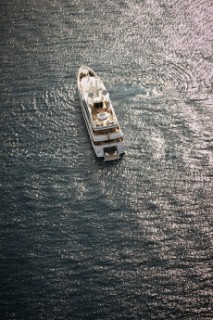 Lady Lara seen off the south coast near Cannes, France.