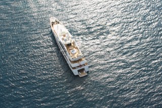 Lady Lara seen off the south coast near Cannes, France.