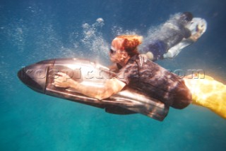 Man using a seabob