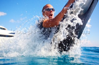 Man using a seabob