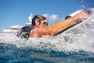 Man using a seabob