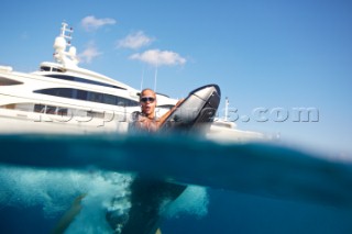 Man using a seabob