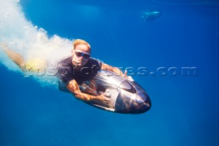 Man using a seabob