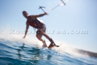 Man wakeboarding