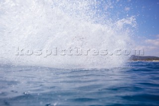 Man wakeboarding