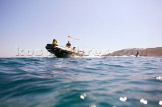 Man wakeboarding