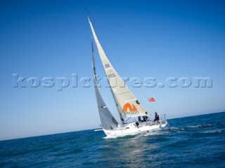 Yacht Ice Lolly sailing in the mediterranean sea