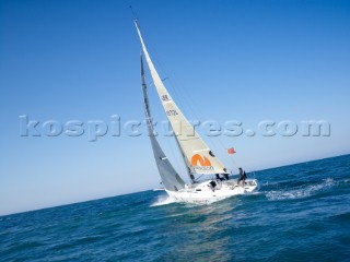 Yacht Ice Lolly sailing in the mediterranean sea